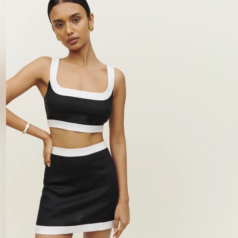 Reformation Robbie Linen Two Piece (Size 2)